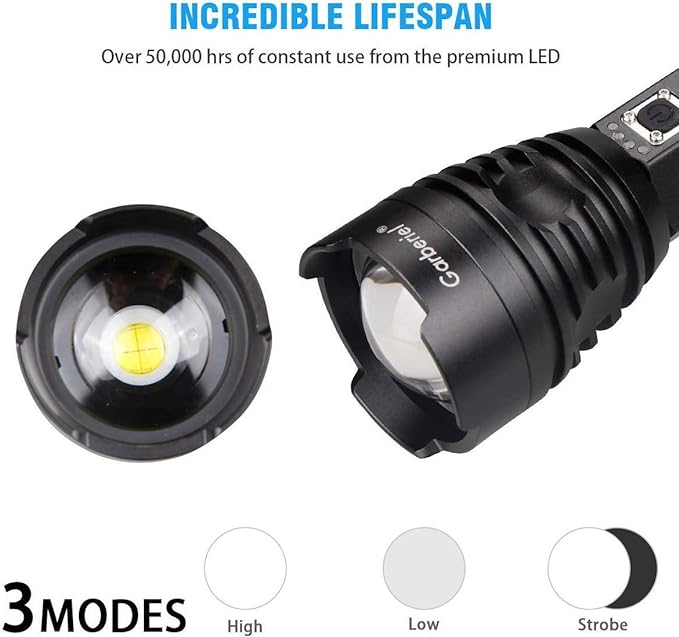 P90 LED  Flashlight Rechargeable